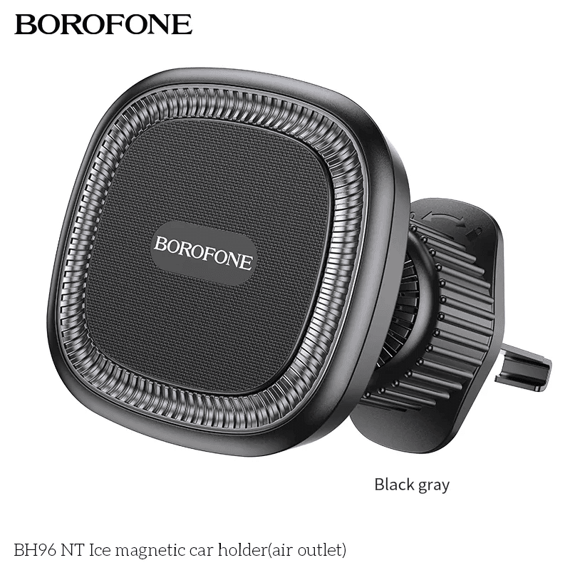 BOROFONE BH96 NT 360-degree Rotating Air Outlet Magnetic Air Vent Car Mobile Phone Holder for 4.5-7 inch iPhone Samsung Google Nokia Oppo Motorola
