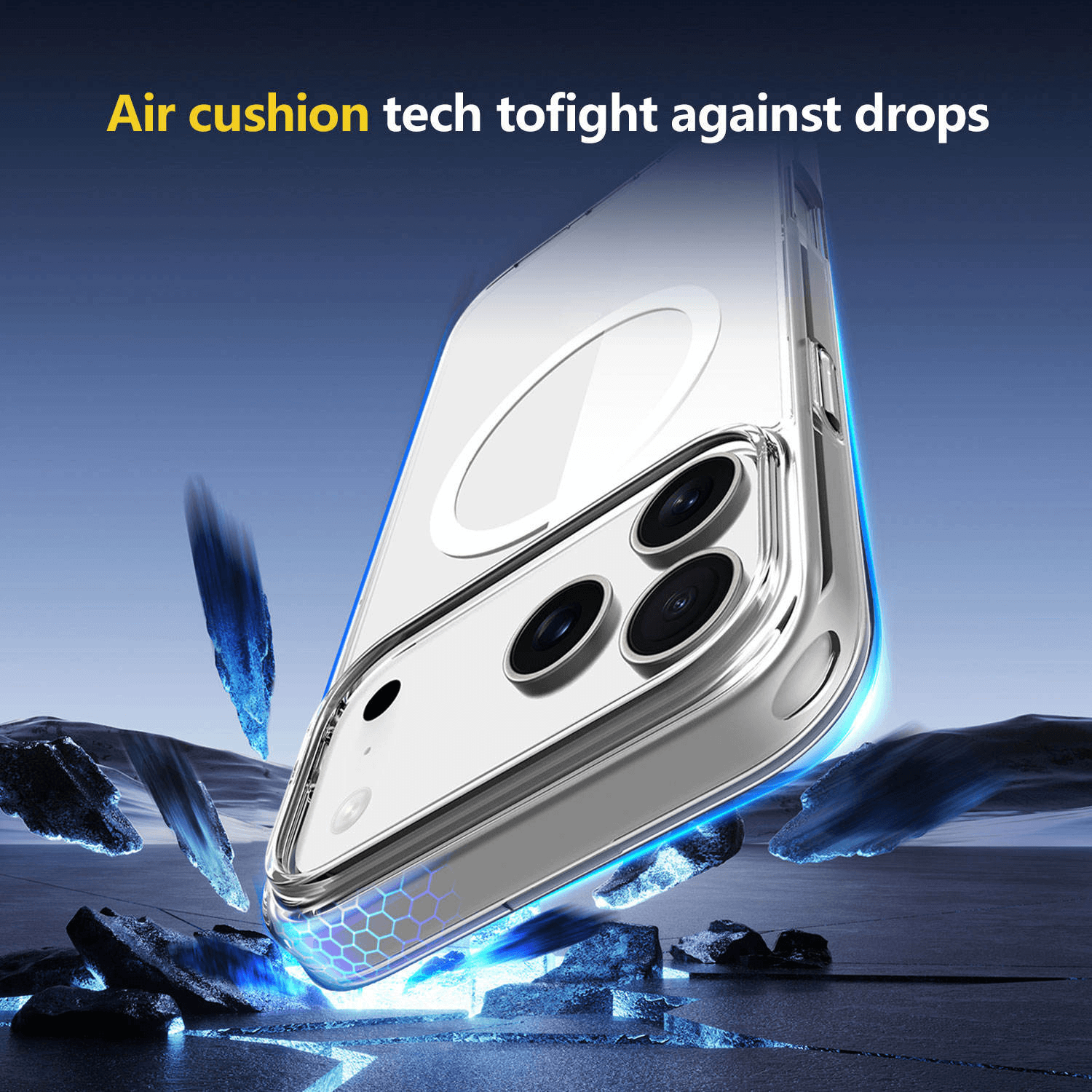 For Apple iPhone 17 | 17 Air | 17 Pro | 17 Pro Max MagSafe Magnetic Case with HaloLock Shockproof Protection Scratch Resistant Back Clear Protective Cover