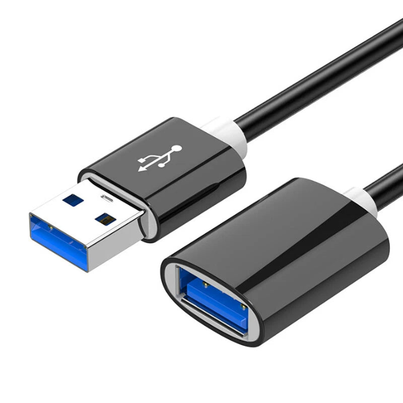 USB 3.0 Male to Female Extension Cable High-Speed Data Transfer For Webcam, USB Keyboard, Mouse, Flash Drive, Hard Drive, VR, Xbox