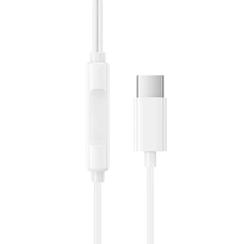 BOROFONE BM100 USB Type C Wire Controlled Digital Earphones Headphone With Microphone Supports Calls Audio Plug Wired Headset
