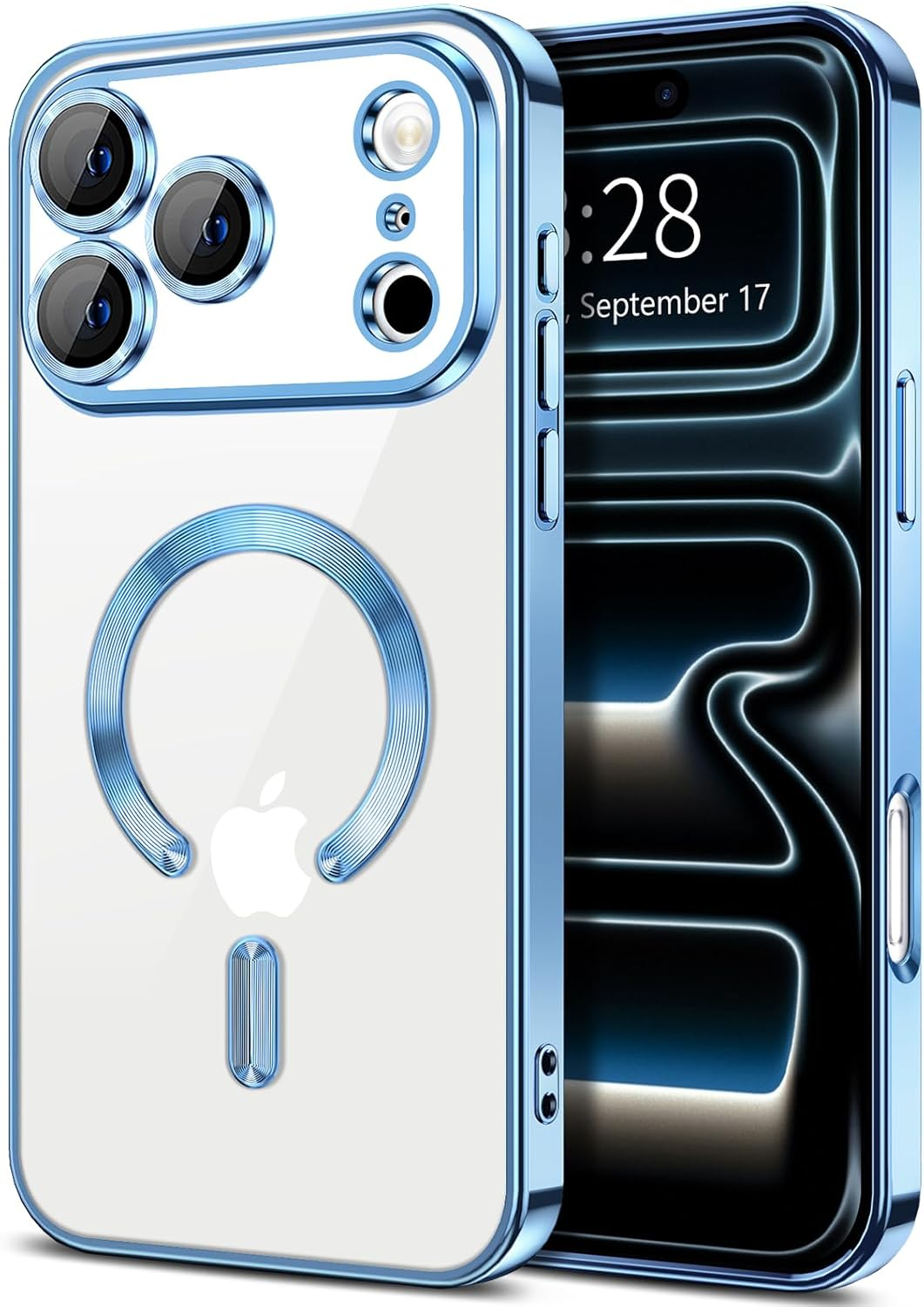 For Apple iPhone 17 | 17 Air | 17 Pro | 17 Pro Max MagSafe Magnetic Case with HaloLock Shockproof Protection Scratch Resistant Back Clear Protective Cover