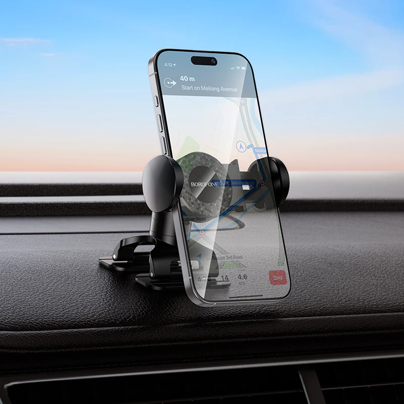 Borofone BH142 360 Degree Rotating For Curved Dashboard Surface Car Mount Mobile Phone Holder For Dashboard Stable Grip Universal Fit