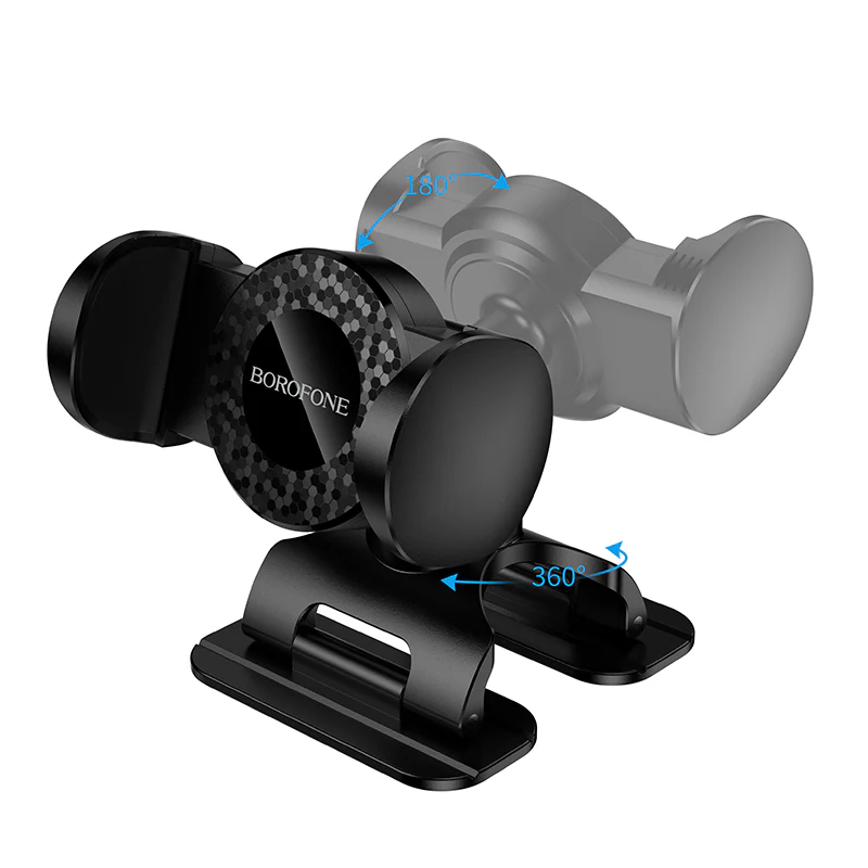 Borofone BH142 360 Degree Rotating For Curved Dashboard Surface Car Mount Mobile Phone Holder For Dashboard Stable Grip Universal Fit