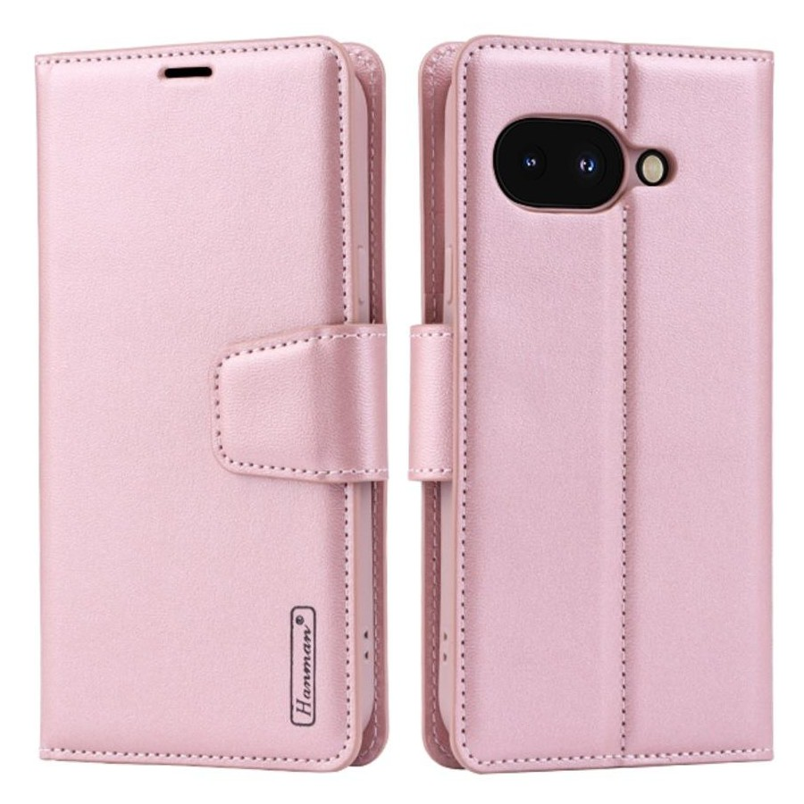 For Google Pixel 10a/10/10 Pro | Pixel 10 Pro XL | Pixel 10 Pro Fold Hanman Wallet Case Flip Leather Card Slots Magnetic Stand Cover