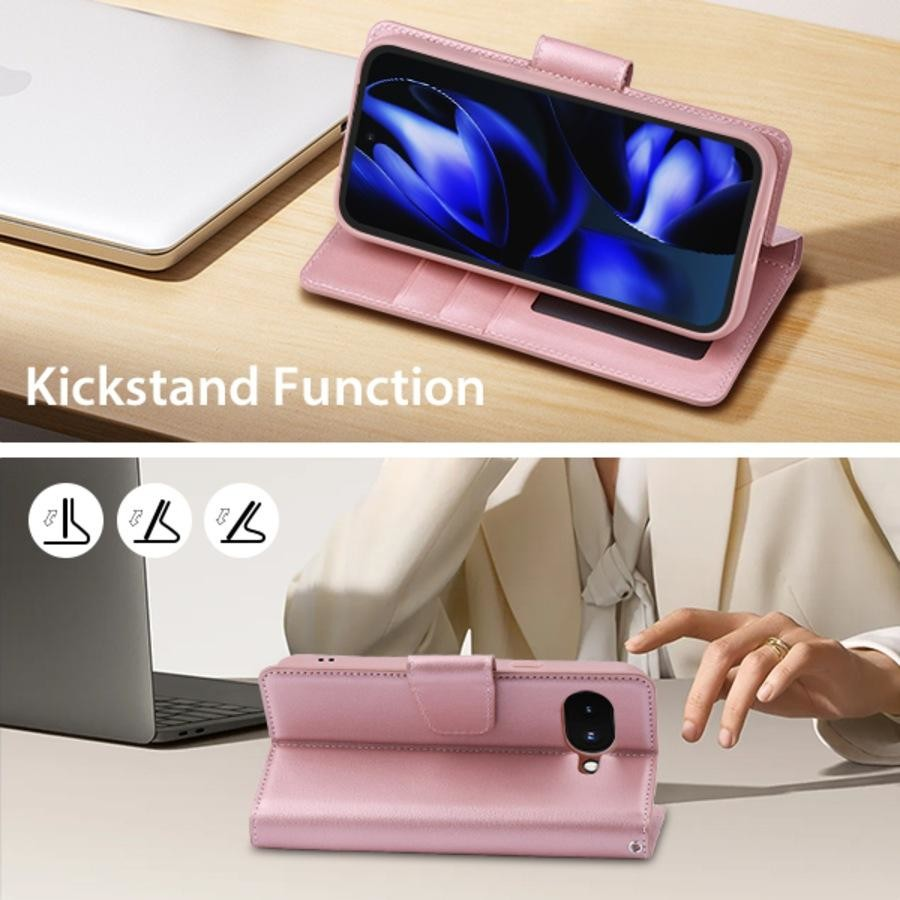 For Google Pixel 10a/10/10 Pro | Pixel 10 Pro XL | Pixel 10 Pro Fold Hanman Wallet Case Flip Leather Card Slots Magnetic Stand Cover