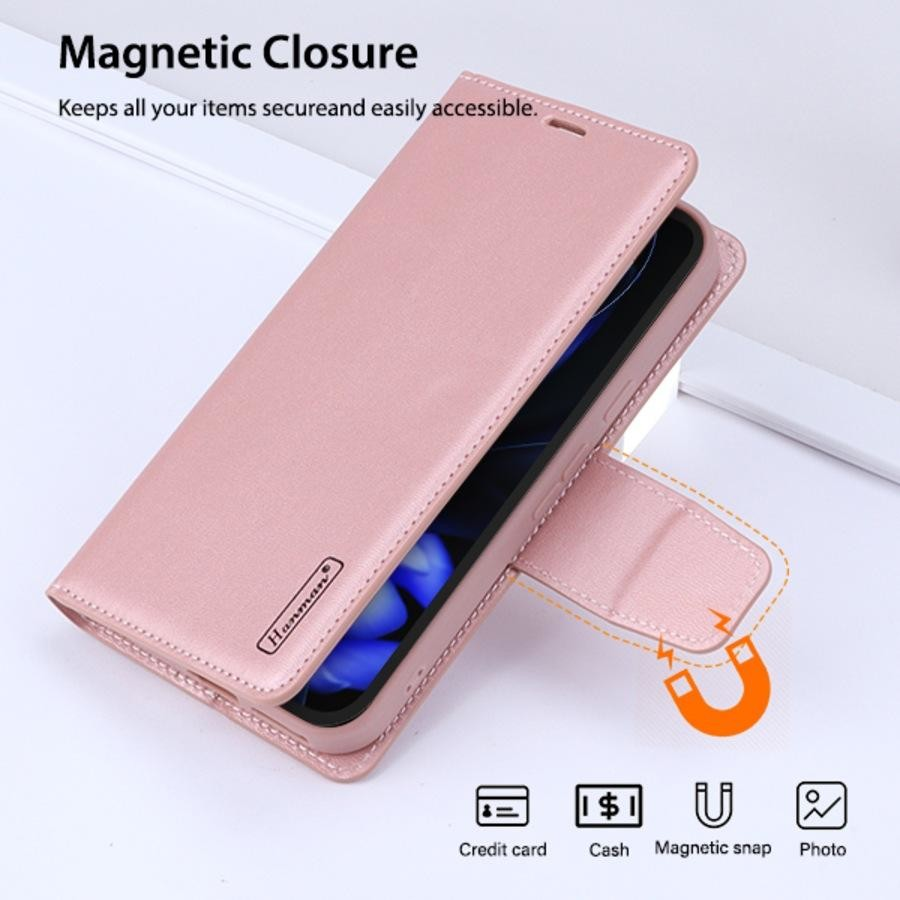 For Google Pixel 10a/10/10 Pro | Pixel 10 Pro XL | Pixel 10 Pro Fold Hanman Wallet Case Flip Leather Card Slots Magnetic Stand Cover