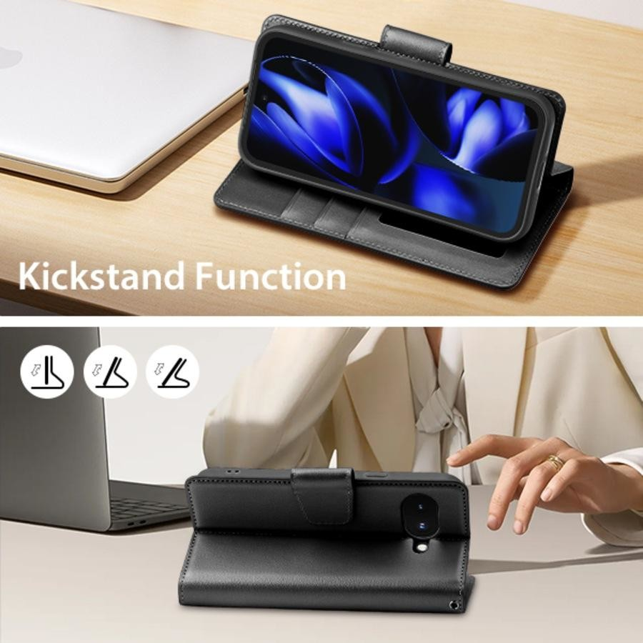 For Google Pixel 10a/10/10 Pro | Pixel 10 Pro XL | Pixel 10 Pro Fold Hanman Wallet Case Flip Leather Card Slots Magnetic Stand Cover