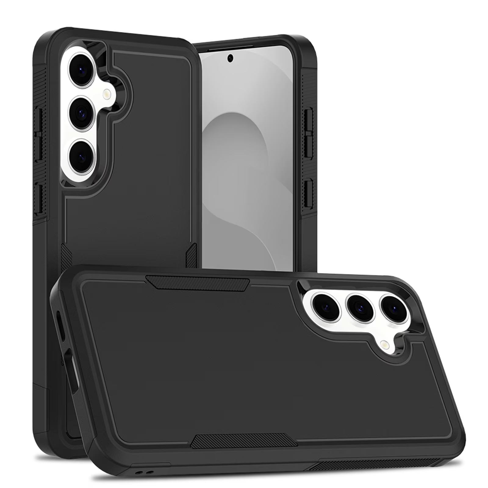 For Samsung Galaxy A05S A15/A16/A17/A25/A26 A35 A55 A57 5G 3in1 Case Drop Resistant Defender Tradies Heavy Duty Rugged Shockproof Cover