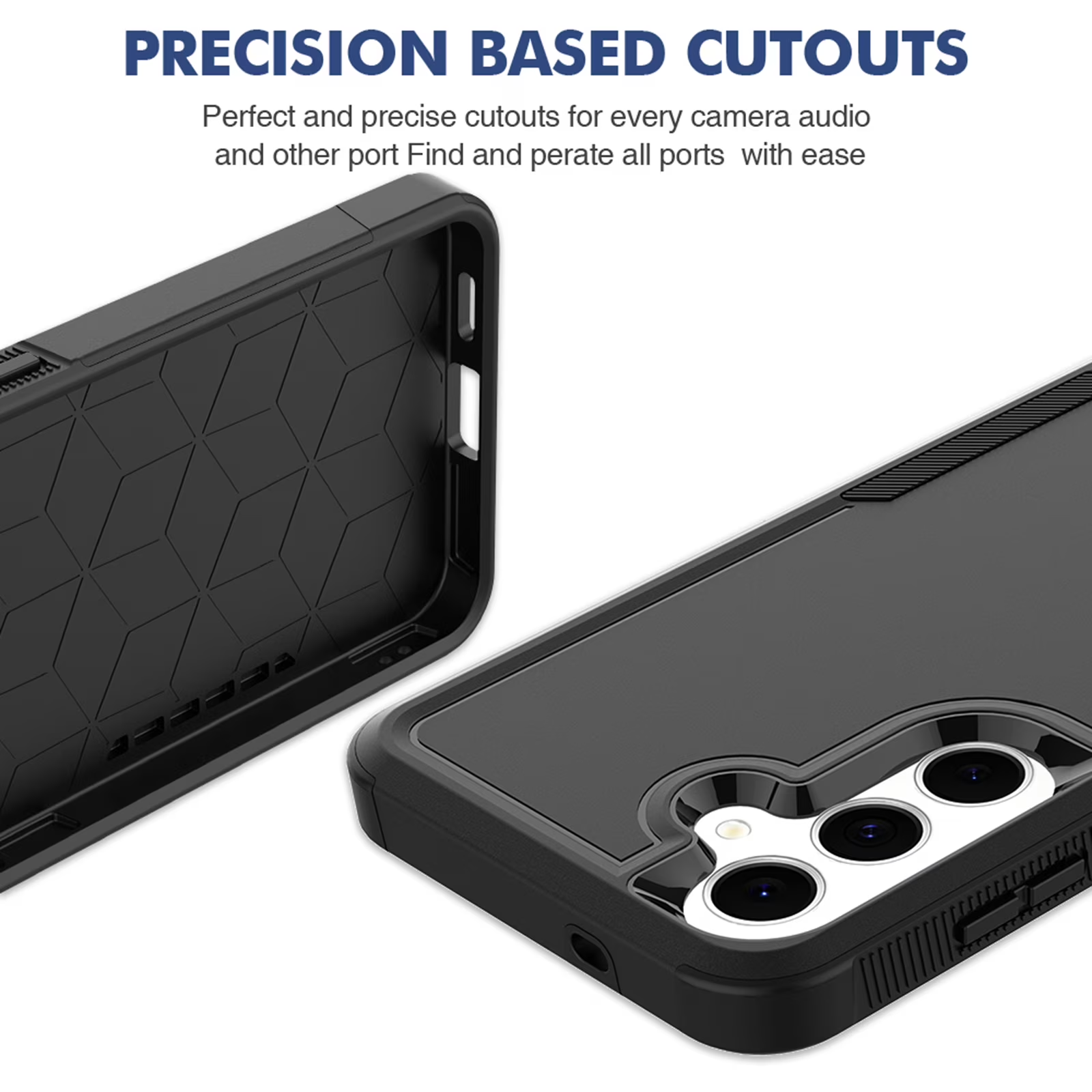 For Samsung Galaxy A05S A15/A16/A17/A25/A26 A35 A55 A57 5G 3in1 Case Drop Resistant Defender Tradies Heavy Duty Rugged Shockproof Cover