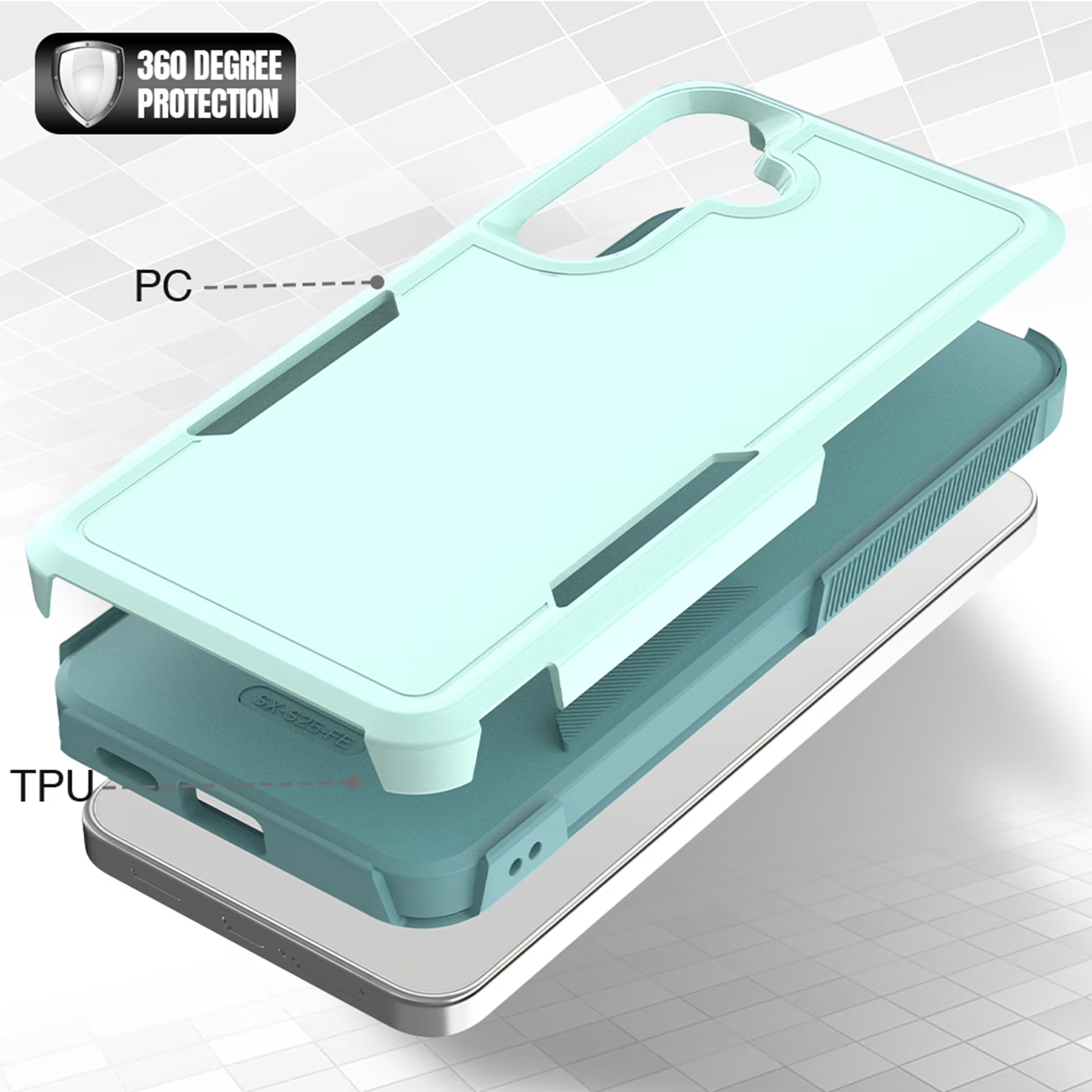 For Samsung Galaxy A05S A15/A16/A17/A25/A26 A35 A55 A57 5G 3in1 Case Drop Resistant Defender Tradies Heavy Duty Rugged Shockproof Cover