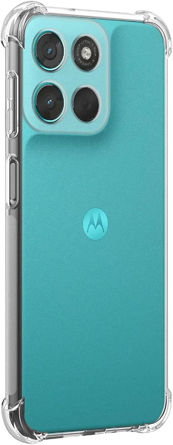 For Motorola Moto G57 5G SupRShield Clear Case Shockproof Heavy Duty Gel Air Cushion Cover