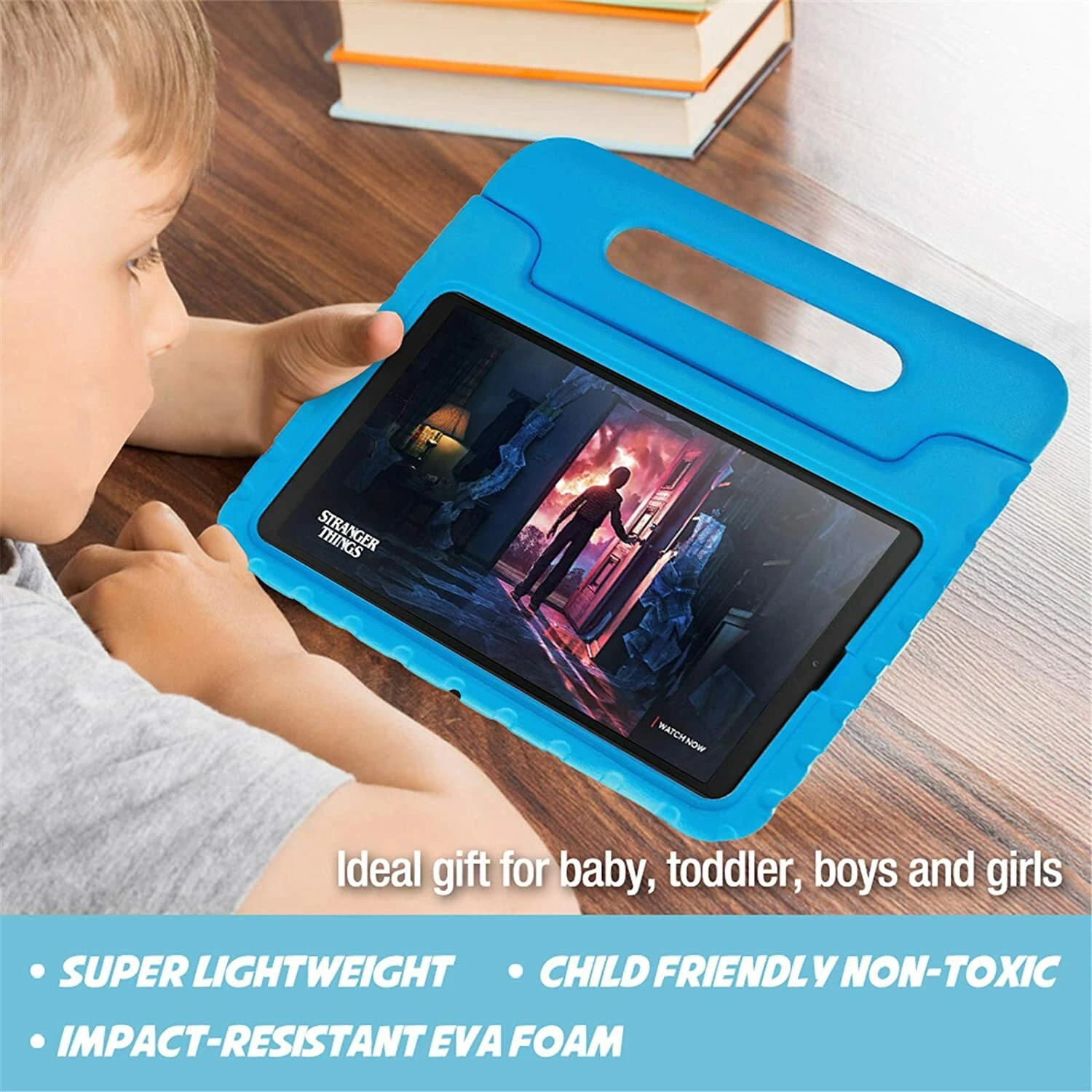 For Samsung Galaxy Tab A9+/ A11+/S7/S8/S9/S9FE/S10FE/S10Lite/S11 Kickstand Shockproof Heavy Duty Handle Stand Cover
