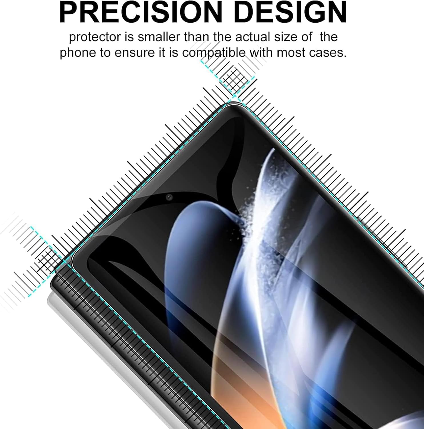 [2 Pack] For Samsung Galaxy Z Fold 7 5G SupRShield Anti Spy Privacy Tempered Glass LCD Screen Protector Film Guard