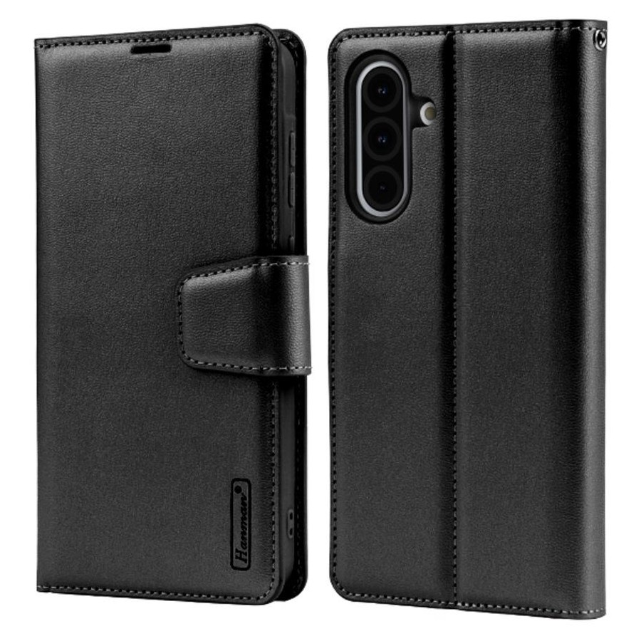 For Samsung Galaxy A27 5G Hanman Wallet Case Flip Leather Card Slots Magnetic Stand Cover