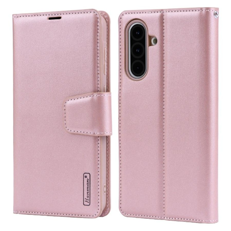 For Samsung Galaxy A27 5G Hanman Wallet Case Flip Leather Card Slots Magnetic Stand Cover