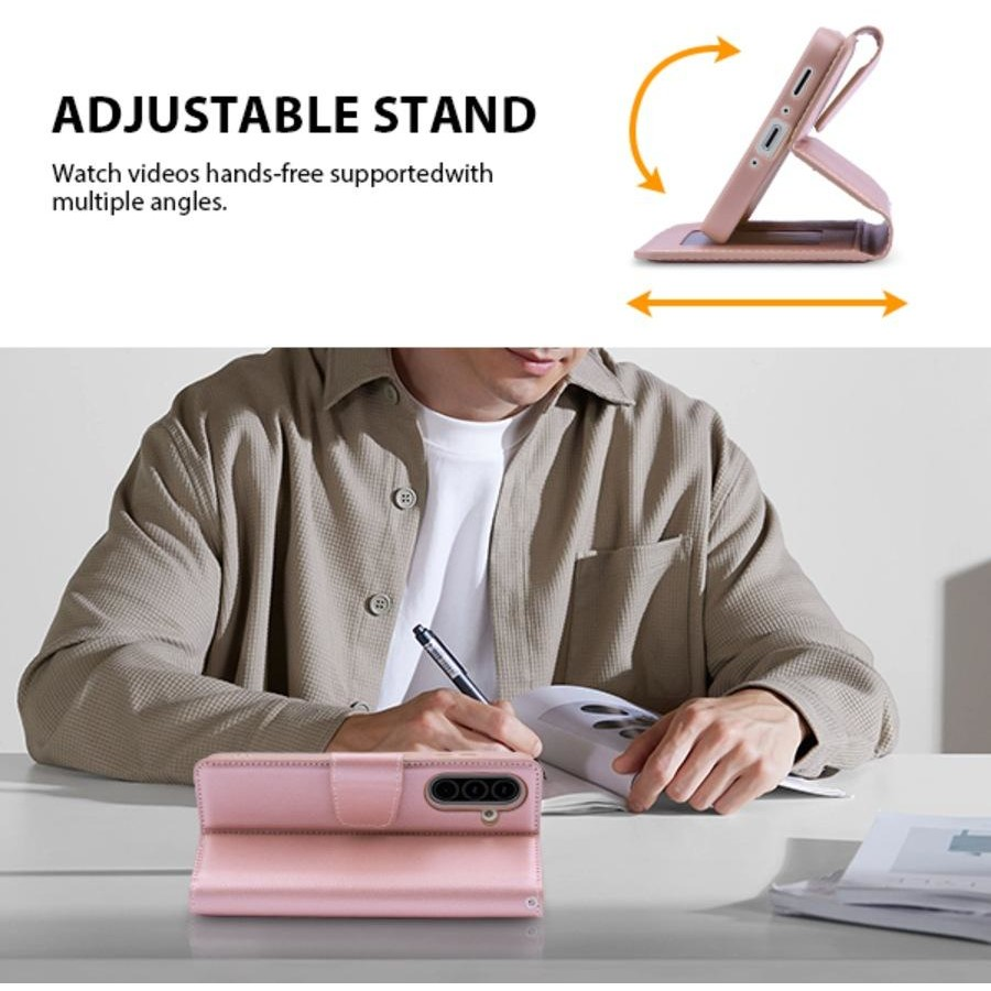 For Samsung Galaxy A27 5G Hanman Wallet Case Flip Leather Card Slots Magnetic Stand Cover