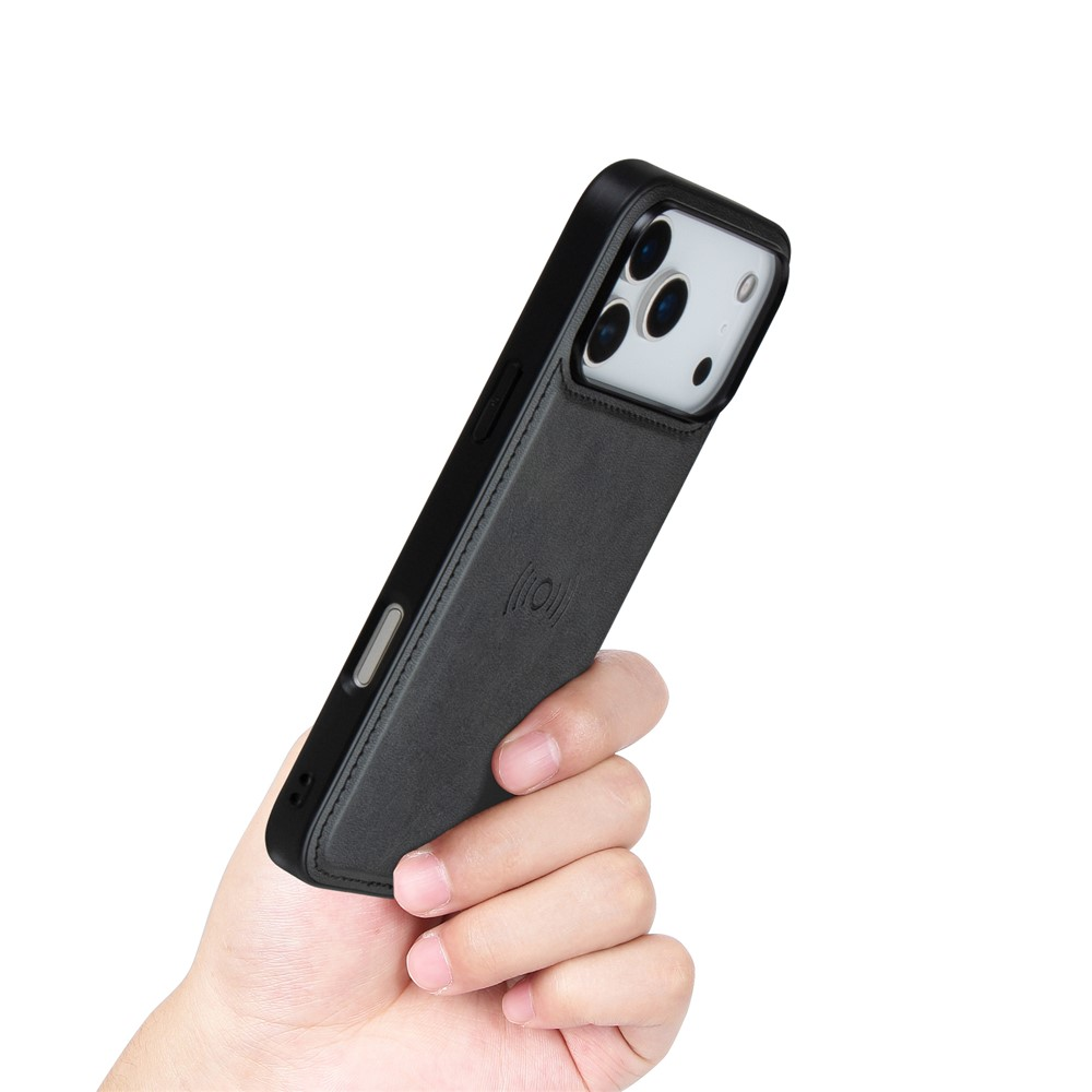 For Apple iPhone 18 17 Pro Max Air Genuine Hanman 2 in 1 Detachable Magnetic Flip Leather Wallet Cover Case