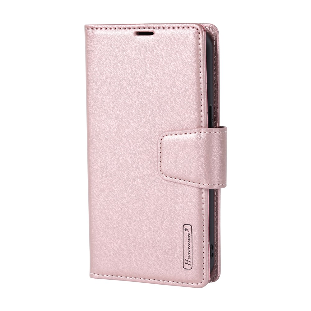 For Apple iPhone 18 17 Pro Max Air Genuine Hanman 2 in 1 Detachable Magnetic Flip Leather Wallet Cover Case