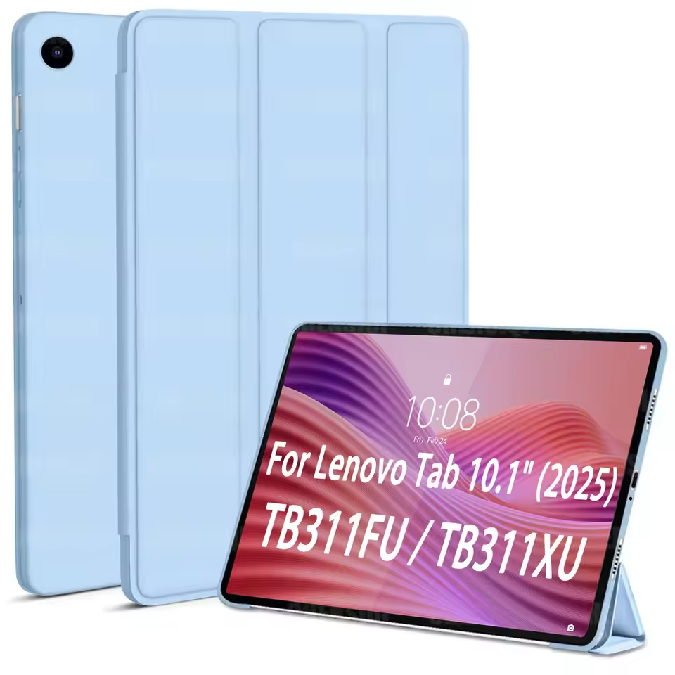 For Lenovo Tab 10.1 inch TB311FU TB311XU 2025 Smart Leather Rotate Stand Case Cover