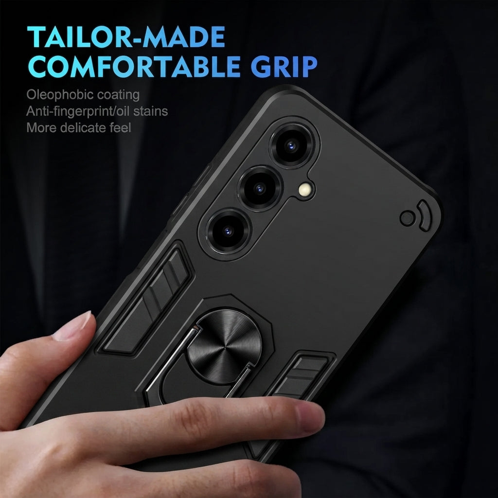 For Optus X Total 2 Magnetic Ring Rugged Shockproof Case Heavy Duty Protective Back Cover