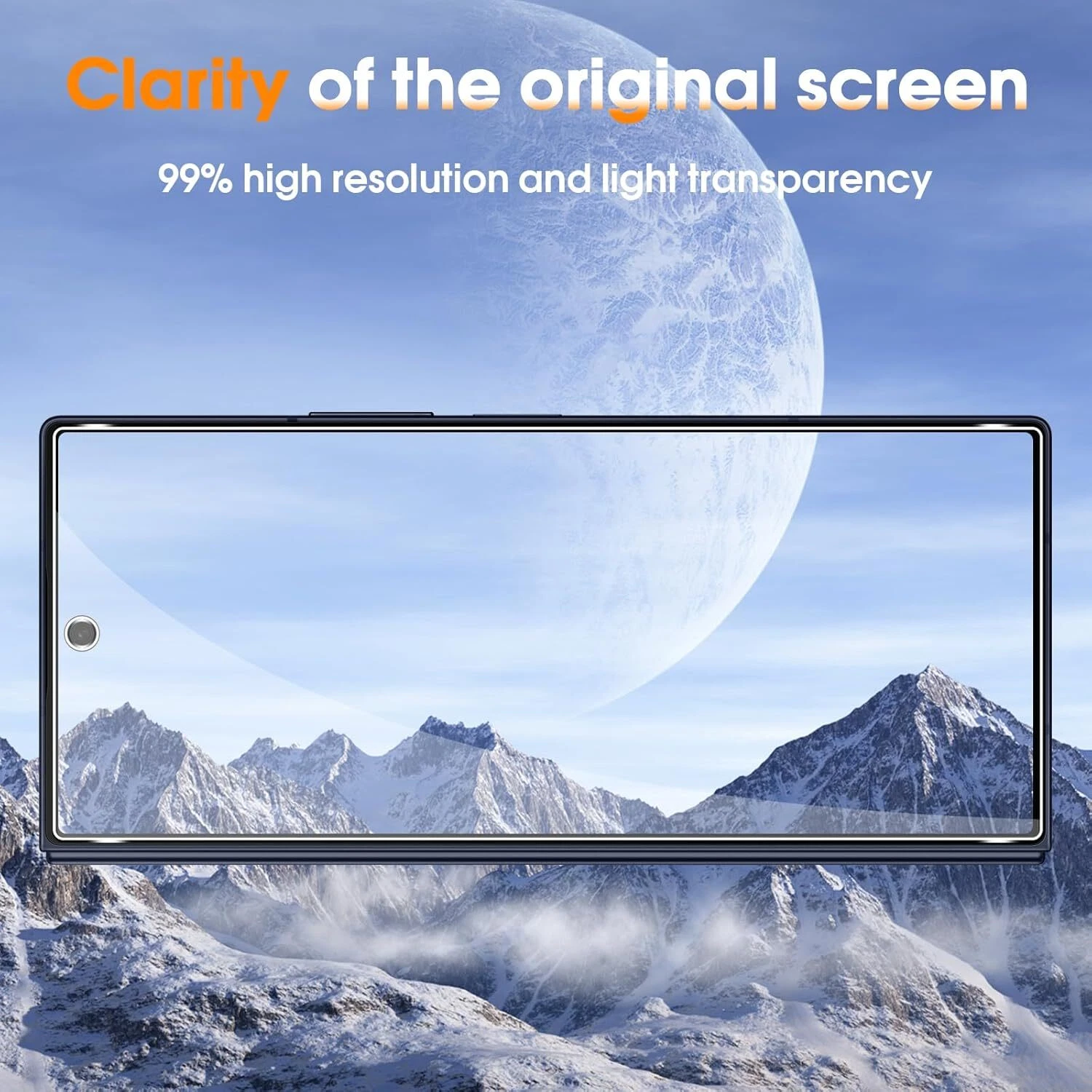 [2 Pack] For Samsung Galaxy Z Fold 8 5G SupRShield Tempered Glass LCD Screen Protector Film Guard (Clear)