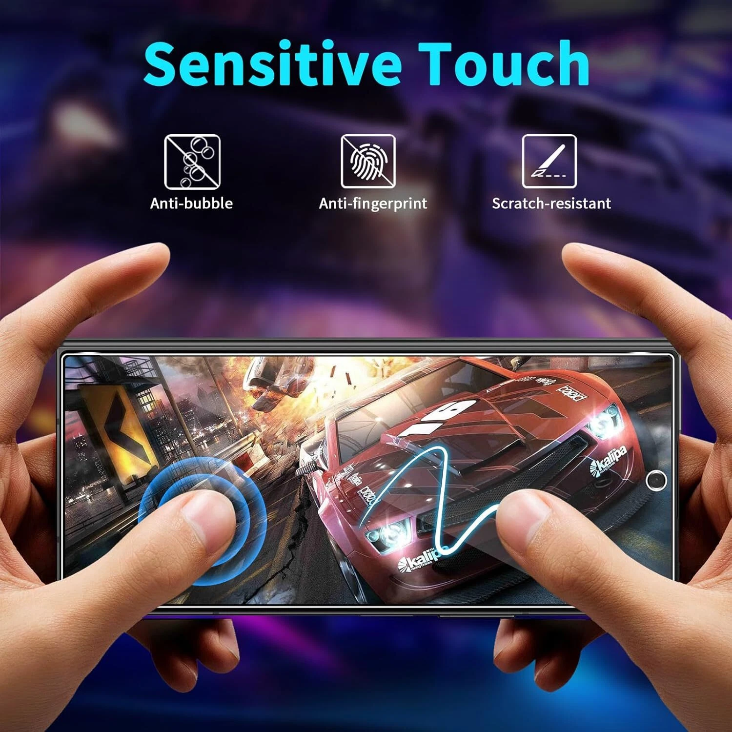 [2 Pack] For Samsung Galaxy Z Fold 8 5G SupRShield Tempered Glass LCD Screen Protector Film Guard (Clear)