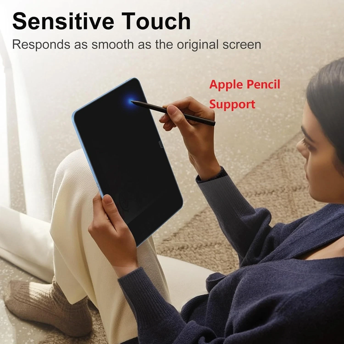 [2 Pack ] For Apple iPad A16 11th 10th 9th Gen Air M4 13 11 Privacy Tempered Glass LCD Screen Protector Film Guard