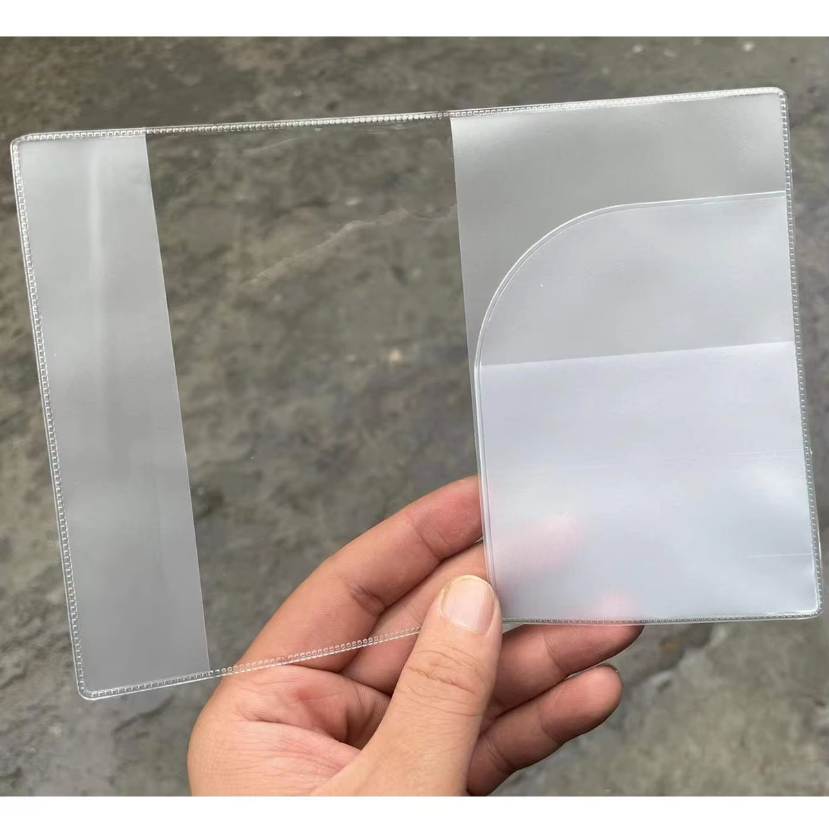 2X Matte Transparent Passport Cover Protector Travel Clear Holder Organiser Wallet