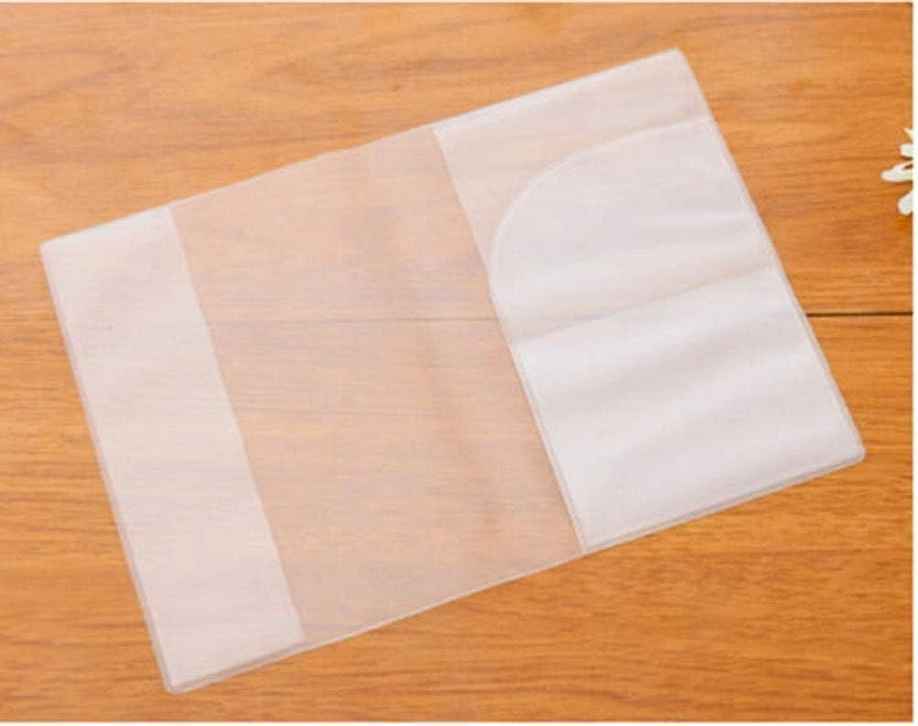 2X Matte Transparent Passport Cover Protector Travel Clear Holder Organiser Wallet