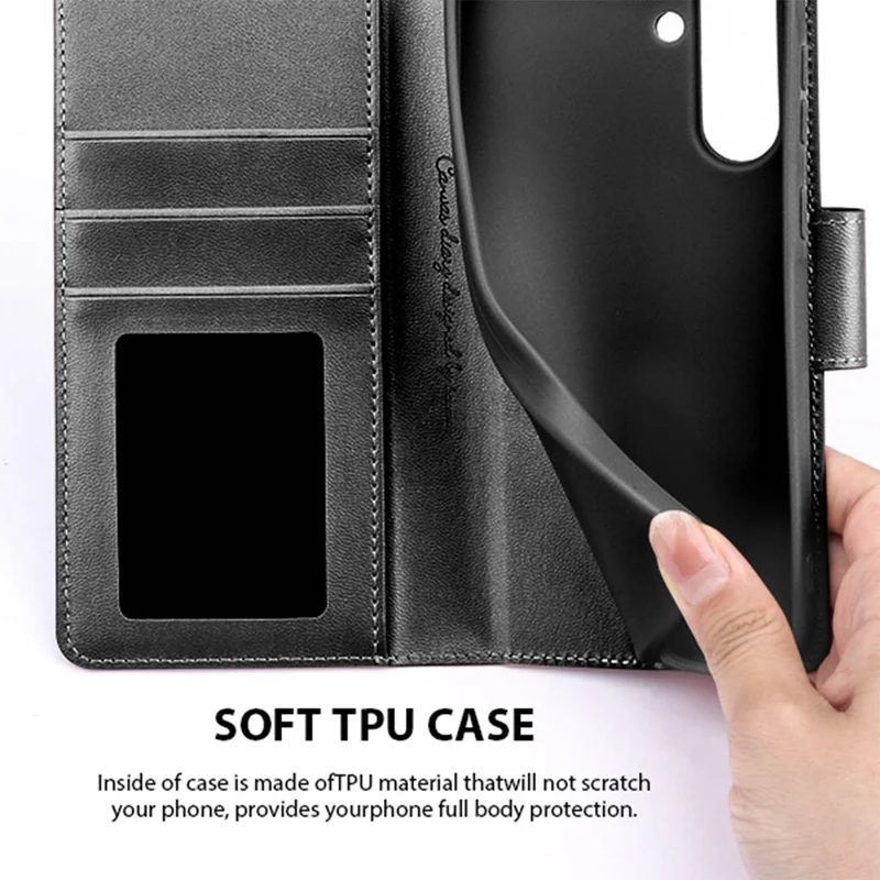 Hanman For Samsung Galaxy S26 S26 Ultra Plus FE Wallet Leather Flip Shockproof Cover