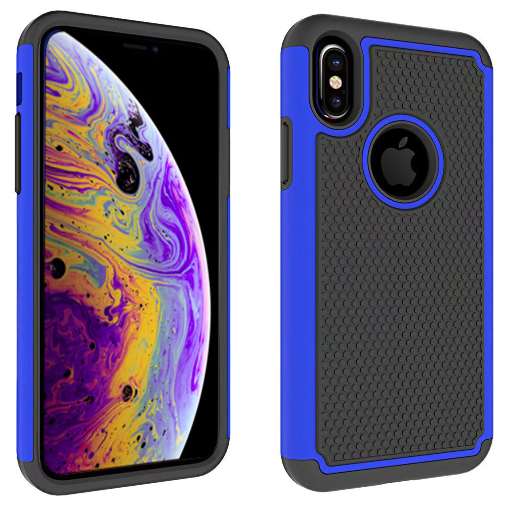 For Apple iPhone XS Max Case Drop Resistant Defender Tradies Heavy Duty Rugged Shockproof Tough Cover