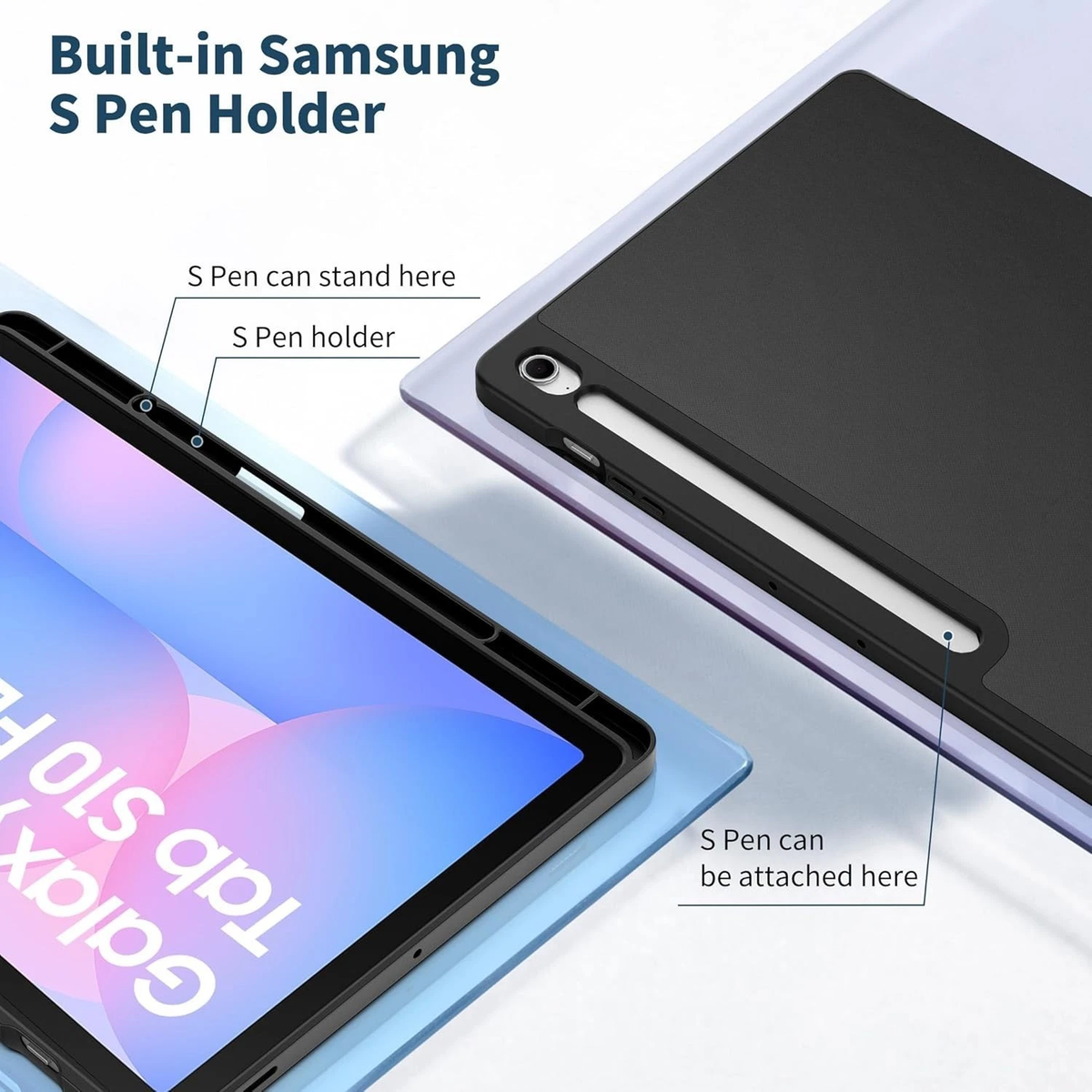 For Samsung Galaxy TAB S12 Ultra /S11 Ultra With Pencil Holder Folio Smart Leather Magnetic Stand Case Cover