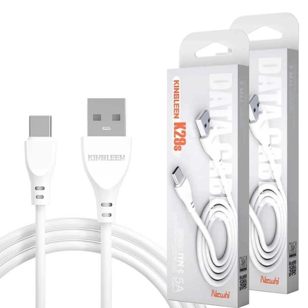 KINGLEEN (K29s) 1M 5A USB Type C Cable Fast Charging Charger Data Sync Cable Cord