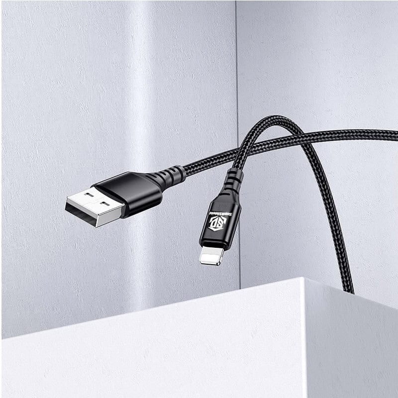 [2 Pack] SupRShield (SP54L) 1M Braided USB Lightning Nylon Cable Cord Charger for Apple iPhone iPad iPod