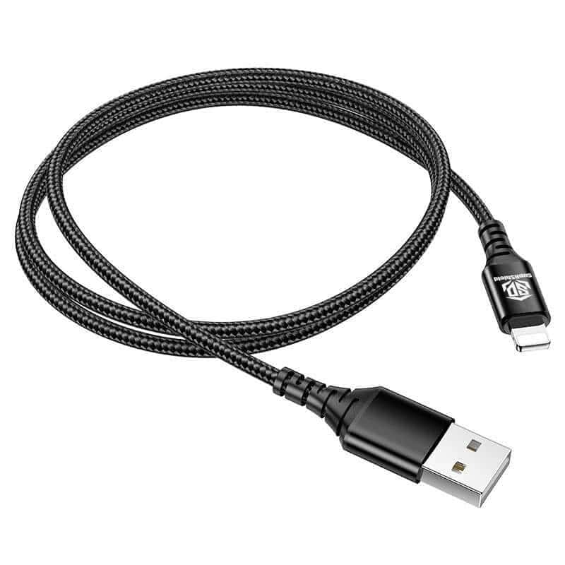 [2 Pack] SupRShield (SP54L) 1M Braided USB Lightning Nylon Cable Cord Charger for Apple iPhone iPad iPod
