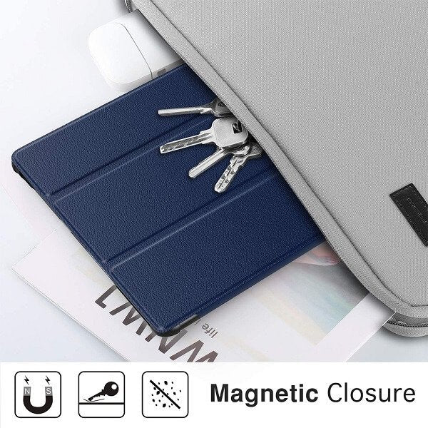Lenovo Tab P11 (11 inch) Folio Leather Cover Smart Magnetic Soft Flexible Case (Navy Blue) 1