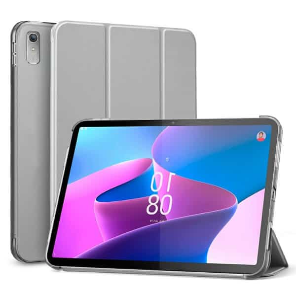 Lenovo TAB P11 2nd Gen TB350FU 11.5 Folio Leather Cover Smart Magnetic Soft Flexible Case (Grey)