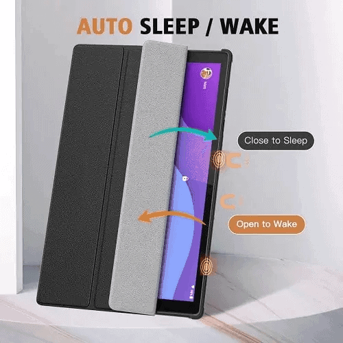 Lenovo Tab M11 WUXGA Folio Smart Cover Flip Magnetic Leather Case (Black)