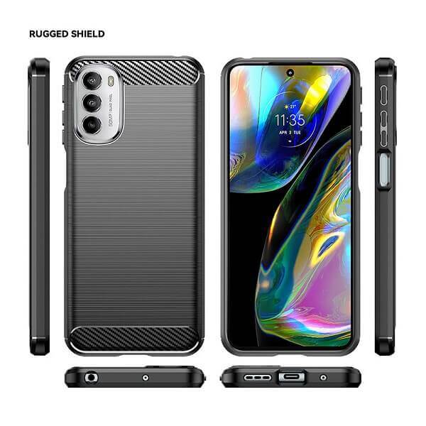 For Oppo A77 5G Case Shockproof Heavy Duty Rugged Anti Knock Back Cover (Black)