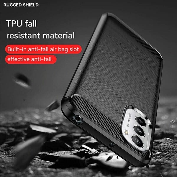 For Motorola Moto G82 5G SupRShield Case Shockproof Heavy Duty Rugged Anti Knock Back Cover (Black)