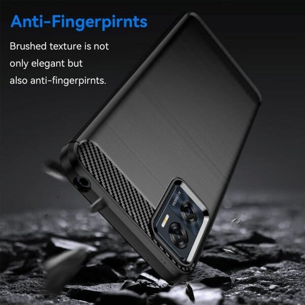 Motorola Moto E22i Case Shockproof Heavy Duty Rugged Anti Knock Back Cover (Black)