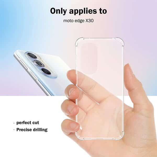 Motorola Moto Edge 30 5G Clear Case Shockproof Heavy Duty Gel Air Cushion Cover