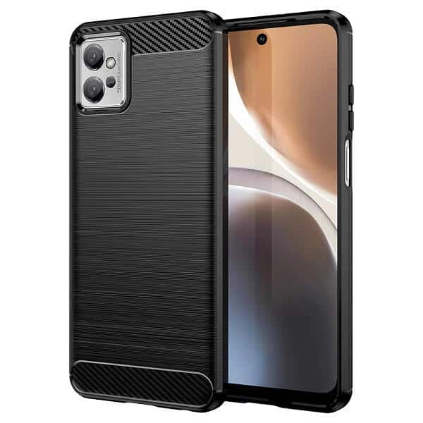 Motorola Moto G32 Case Shockproof Heavy Duty Rugged Anti Knock Back Cover (Black)