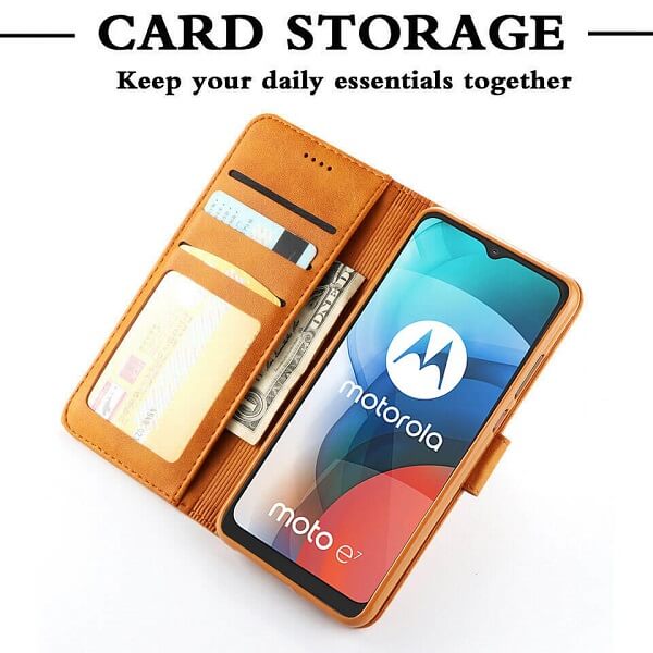 For Motorola Moto G85 5G SupRShield Wallet Leather Card Holder Flip Shockproof Magnetic Case Cover