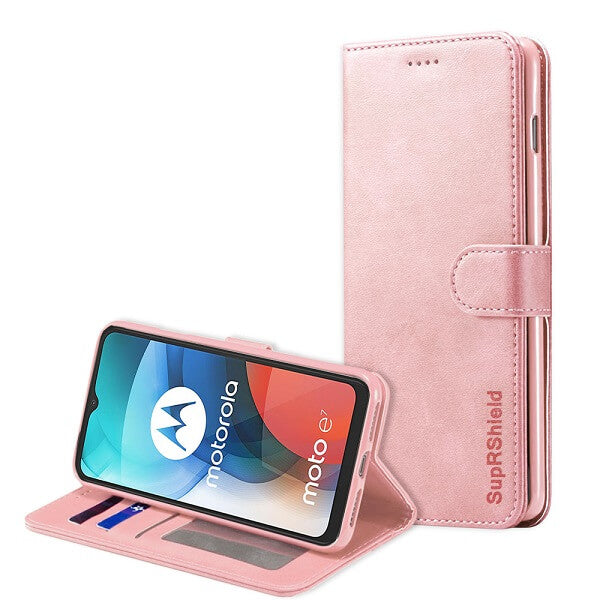 For Motorola Moto G85 5G SupRShield Wallet Leather Card Holder Flip Shockproof Magnetic Case Cover