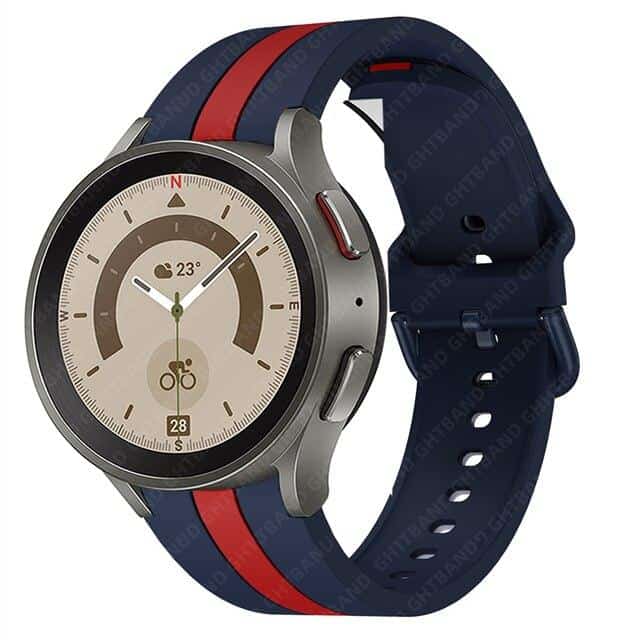 Samsung Galaxy Watch 4 40mm 44mm /Watch 4 Classic 42mm 46mm Replacement Wristband, Adjustable Silicone Strap Loop correa Sport Wrist Band For Women Men Unisex