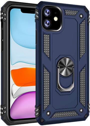 For Apple  iPhone 11 /11 Pro / 11 Pro Max Anti Scratch Rugged Magnetic Car Mount Ring Case Cover