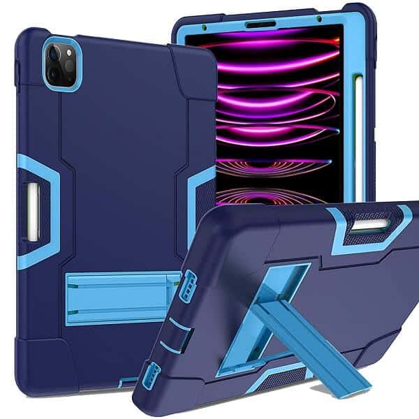 iPad Pro 12.9 inch Heavy Duty Case Fancy Hybrid Stand Cover