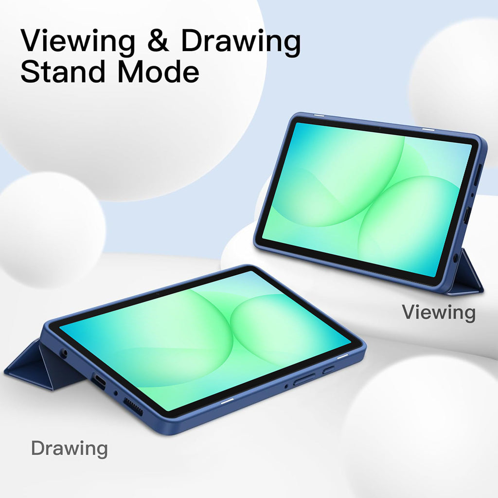 For Samsung Galaxy Tab A11 /Tab A11+ Plus Folio Smart Leather Magnetic Stand Case Cover