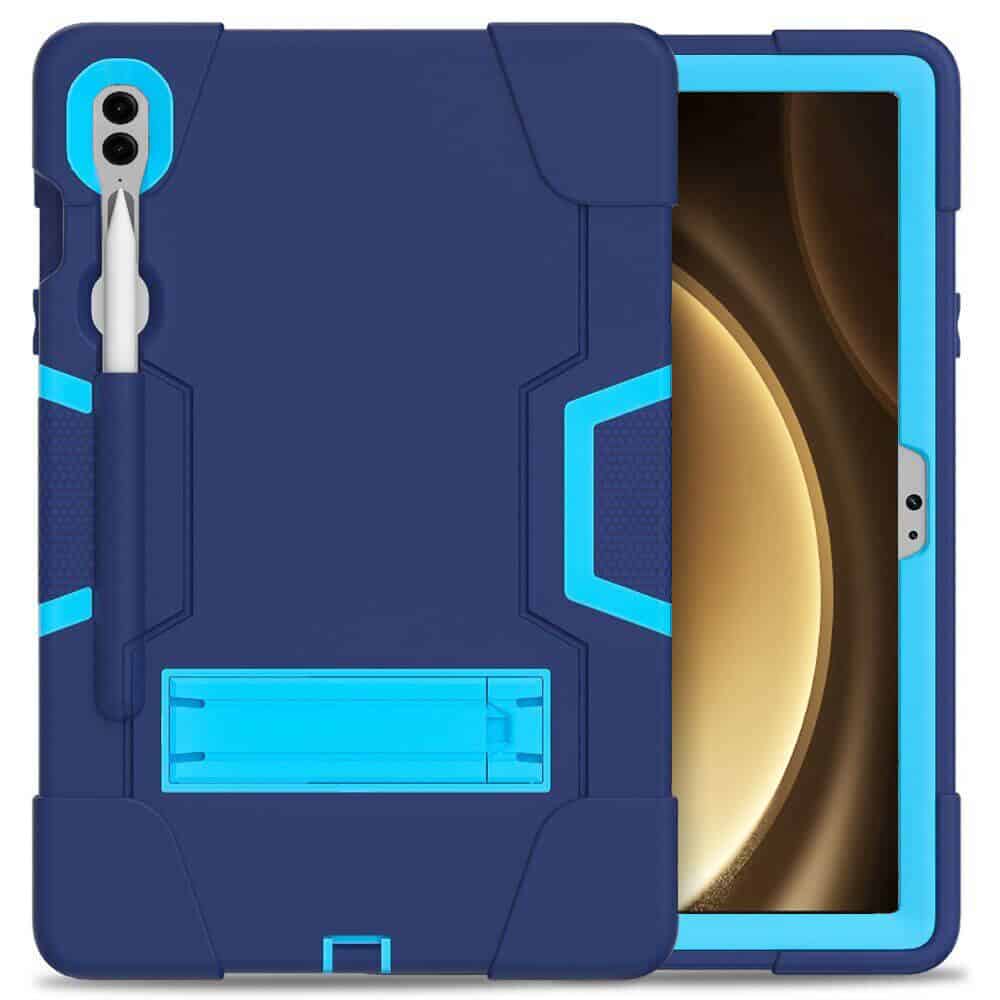 For Samsung Galaxy Tab S10+/S9 /S9 FE/S10 FE /S9+ /S9 FE+ Plus Hybrid Fancy Shockproof Heavy Duty Kickstand Case Cover